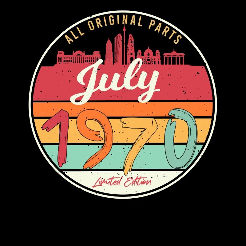 1970 Juli Retro
