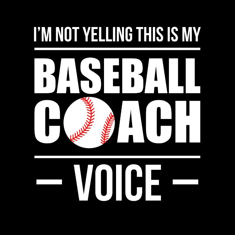 Je ne crie pas c’est ma voix d’entraîneur de baseball
