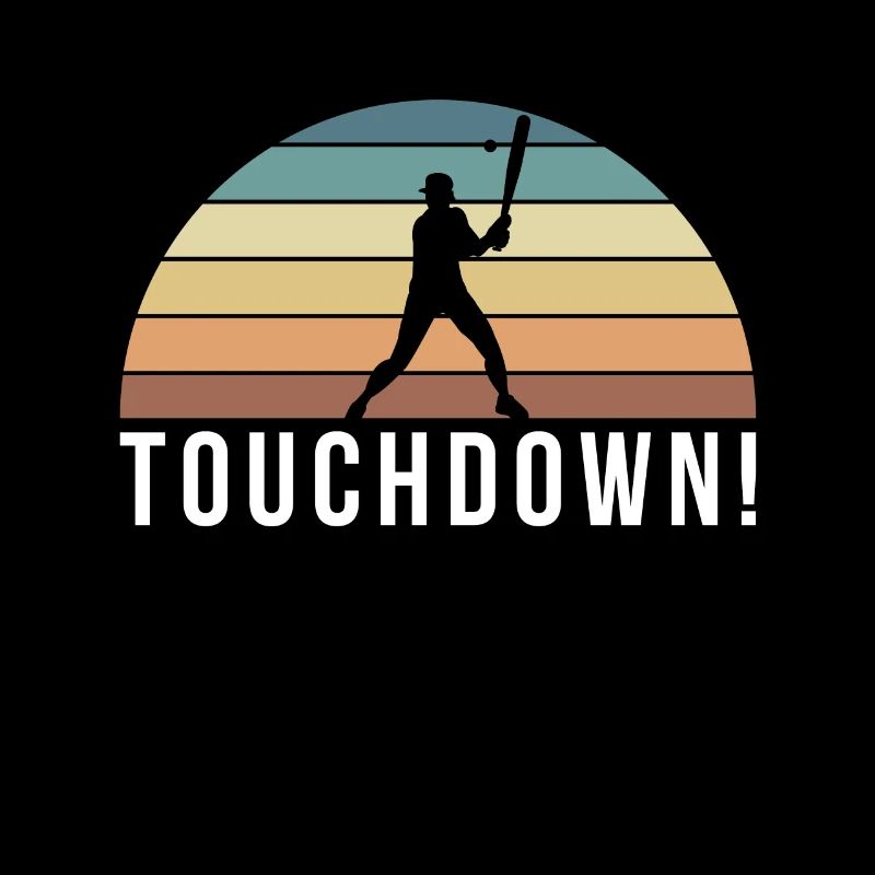 Touchdown! Baseball Shirt Geschenk