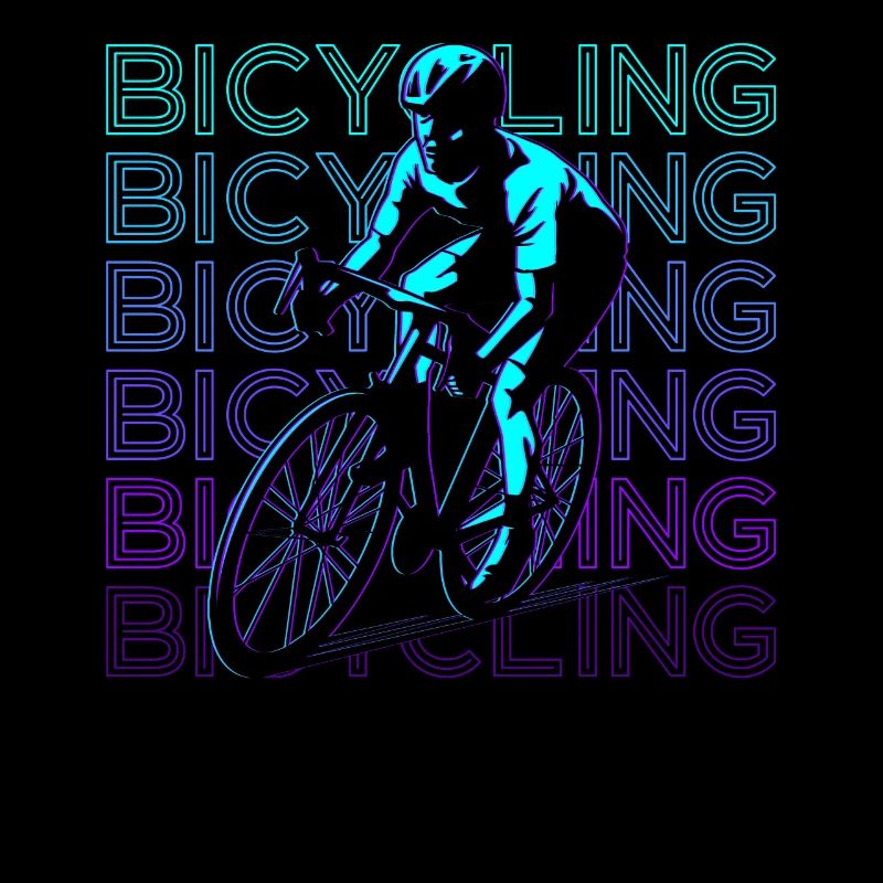 Fahrradfahren Biker Biking Retro Geschenk