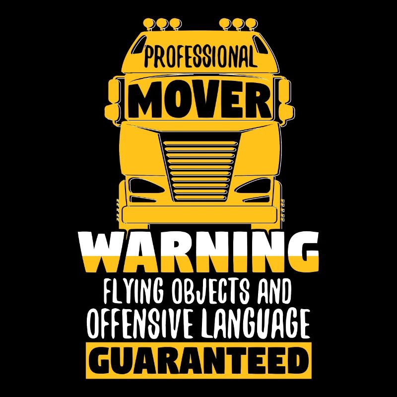 Professional Mover Trucker Warning