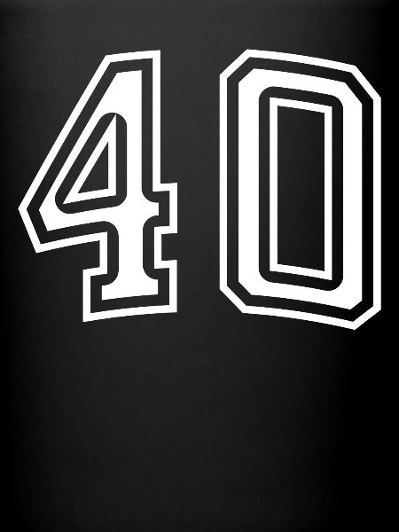 Numéro 40 Blanc