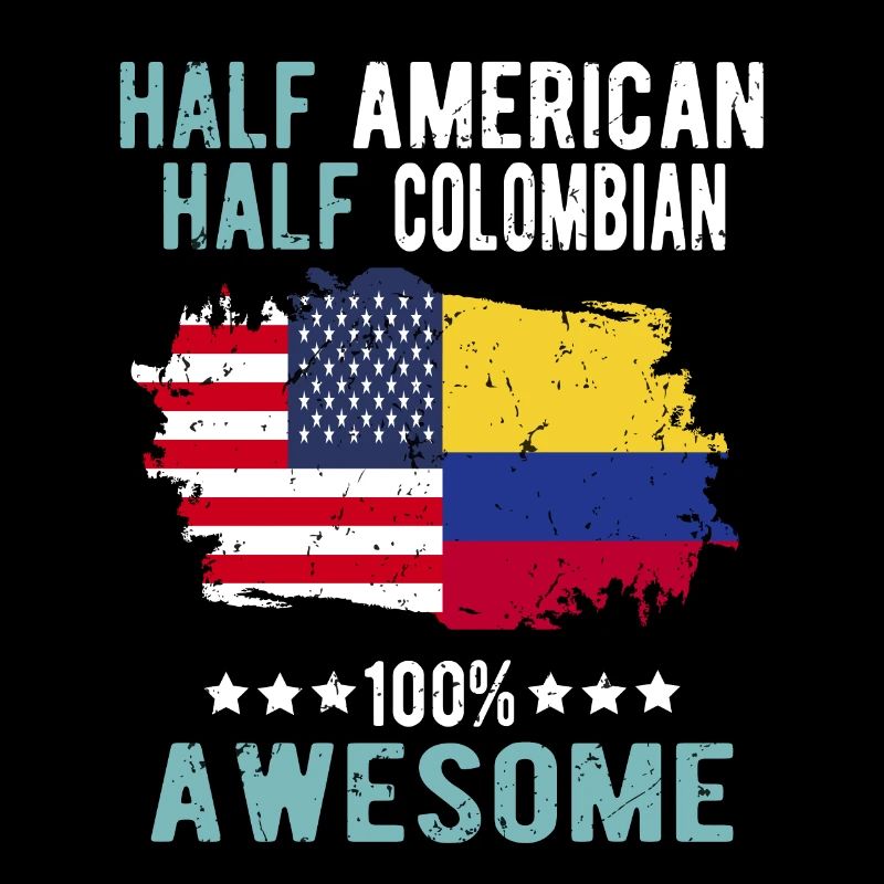 Half American Half Colombian