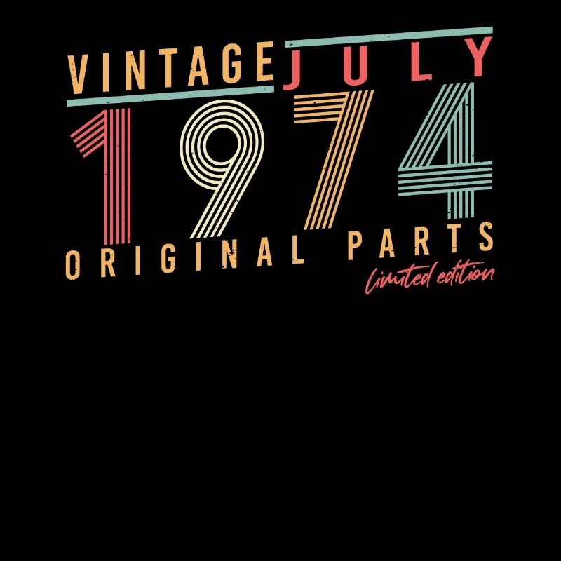 Juillet 1974 Vœux d’anniversaire