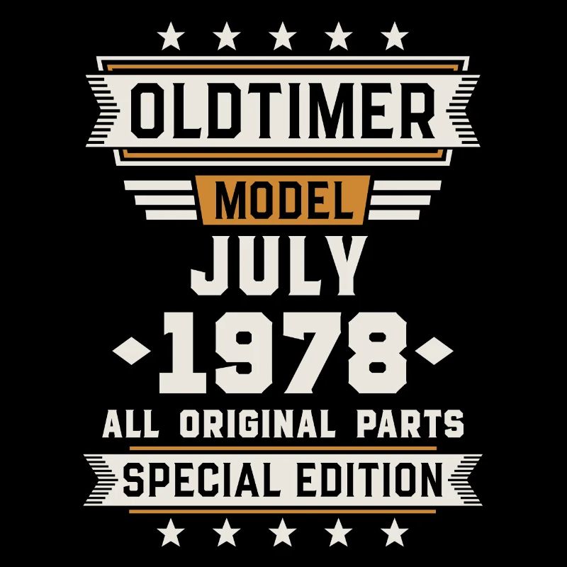 Oldtimer July 1978 Birthday Gift