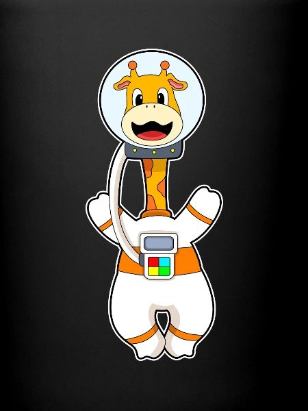 Giraffe Astronaut Space