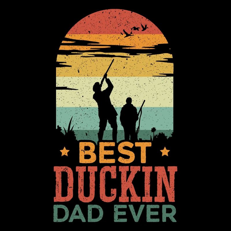Bester Duckin Dad jemals Wasservogel Jagd Jäger