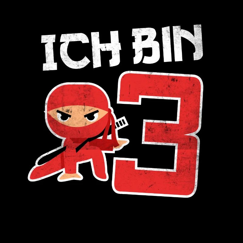 3. Geburtstag Ninja 3 Jahre Kindergeburtstag