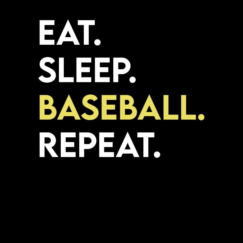 manger dormir baseball répéter