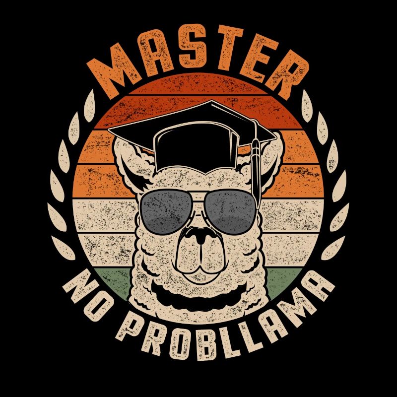 Vintage Master No Probllama Pour Master Diplômé