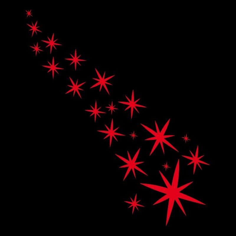 Ciel étoilé rouge