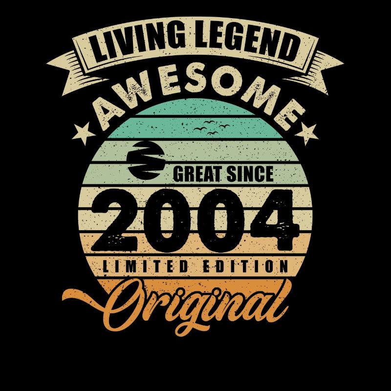 2004 Geburtstag Retro Orginal