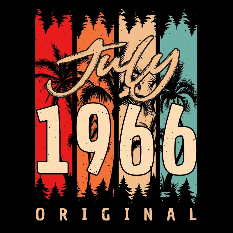 Retro 1966 Im Juli