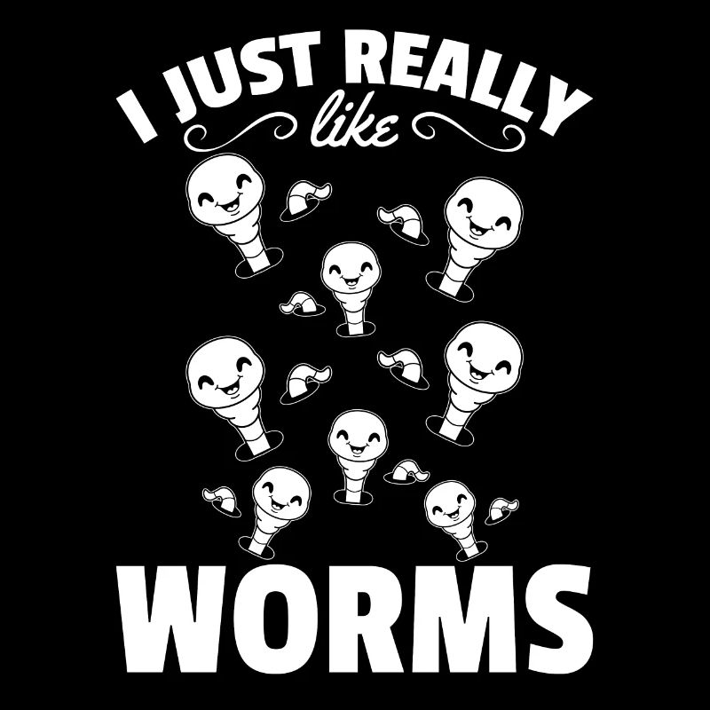 Happy Worm Compost Worm Lover J’aime les vers