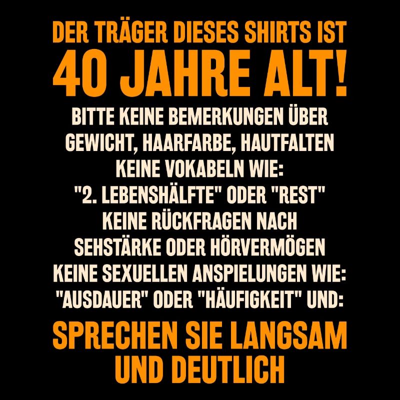 Vierzigster 40. Geburtstag Geschenk Männer
