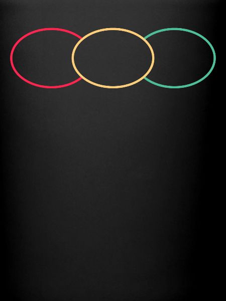 Drei Kringel Simpel Design