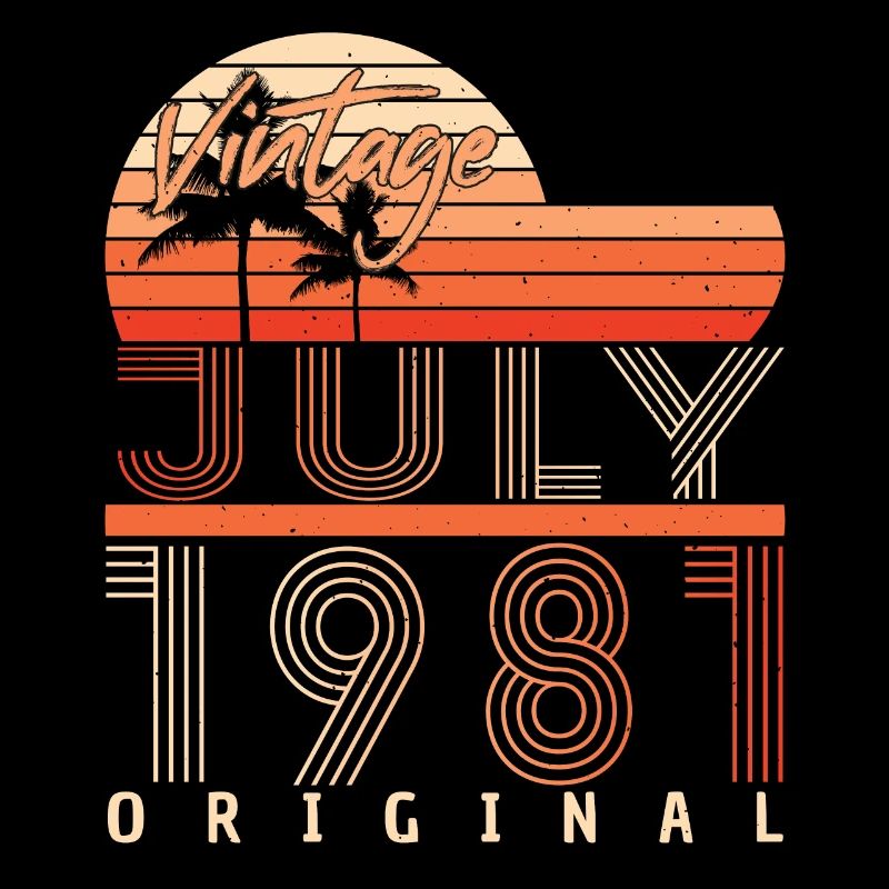 1981 In July Retro