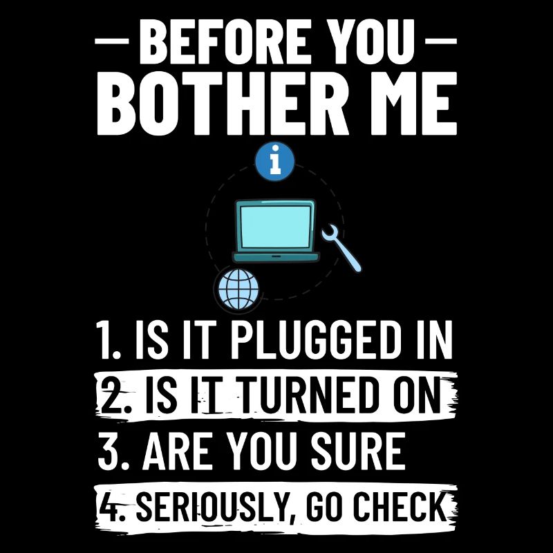 Tech Support IT Technischer Hilfe Helpdesk