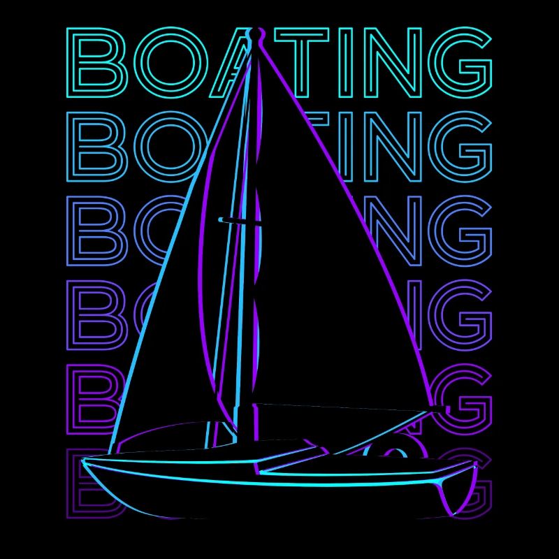 Boating Sailboat Retro Gift