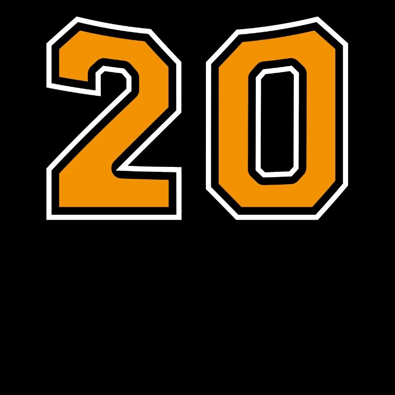 Numéro 20 Orange