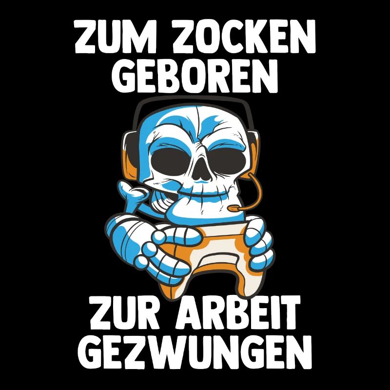 Gamer Skelett - Computer Online Spiele Streaming