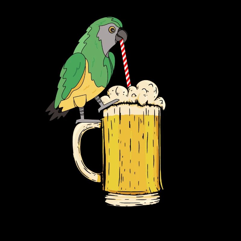Parrot Beer Parrot Bird Lover Funny