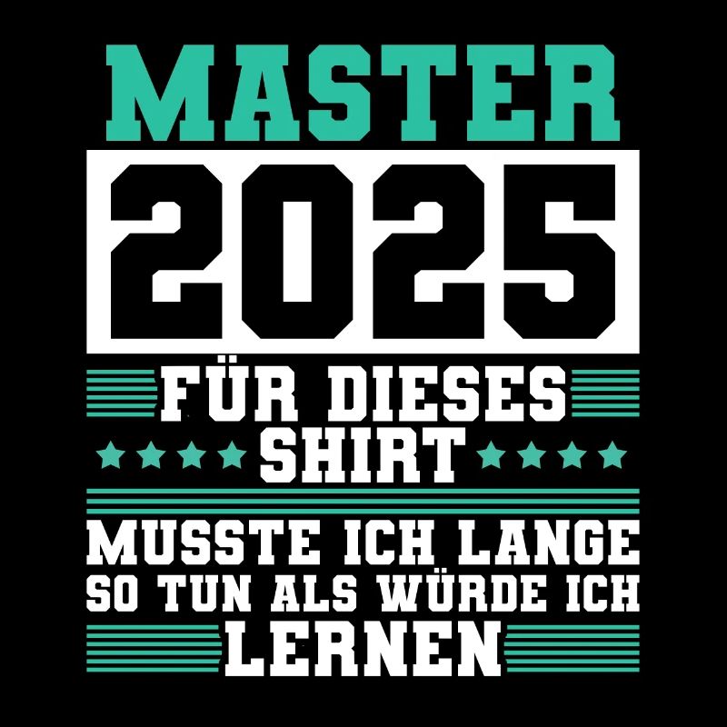 Master 2025 Abschluss Geschenk Studium Absolvent