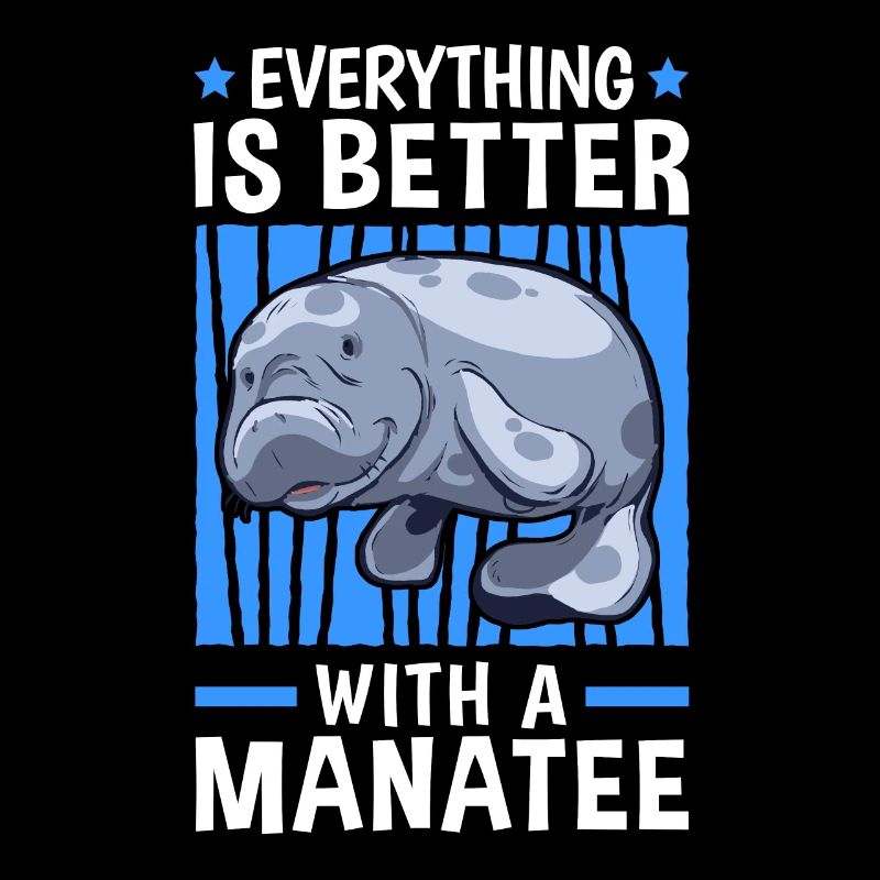Everything is better with manatee marine mammals