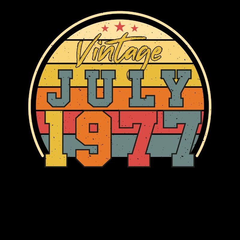 1977 Im Juli Geschenkidee