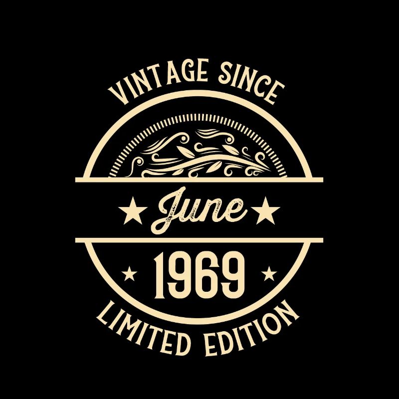Geburtstag Vintage seit Juni 1969