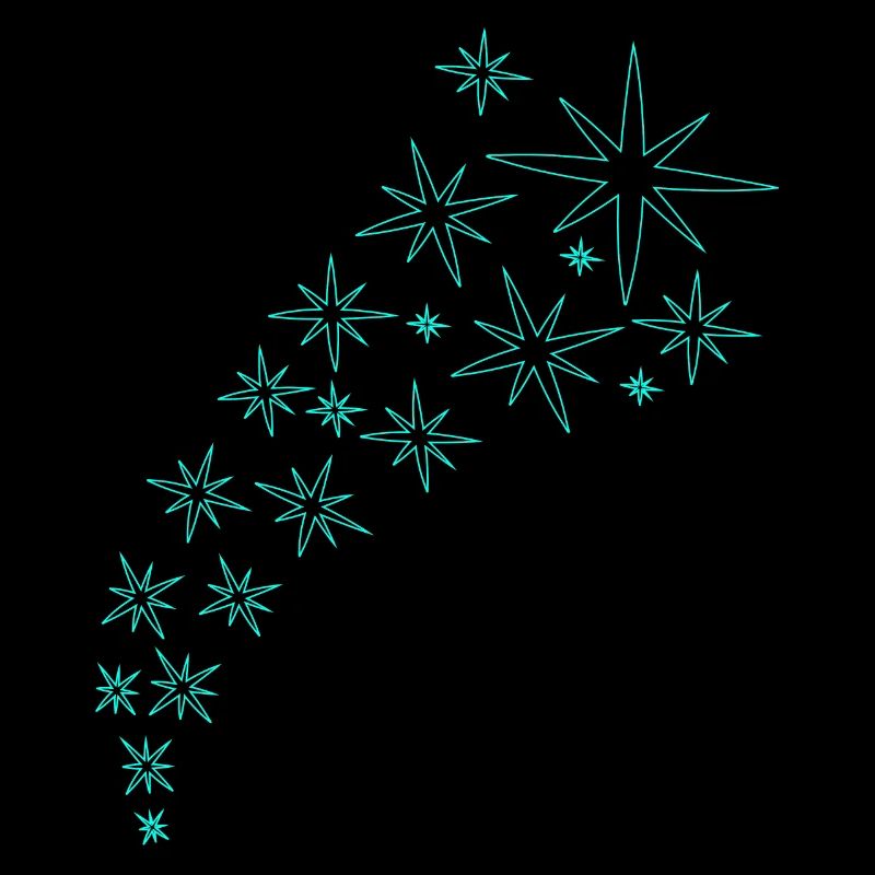 Sternenbogen Mintgrünes Design