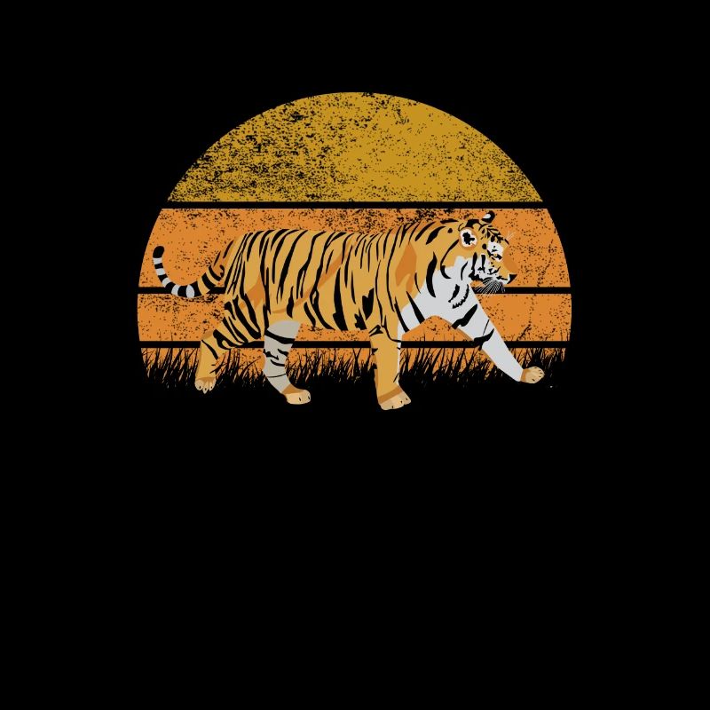 Tiger Retro Vintage Big Cat