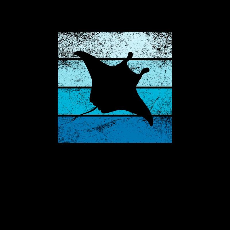 Stingray Manta Rays Retro Cadeau