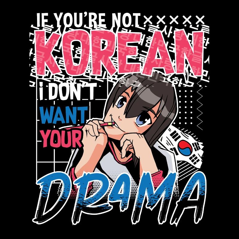 Design pop coréen pour un fan de mode K-Pop