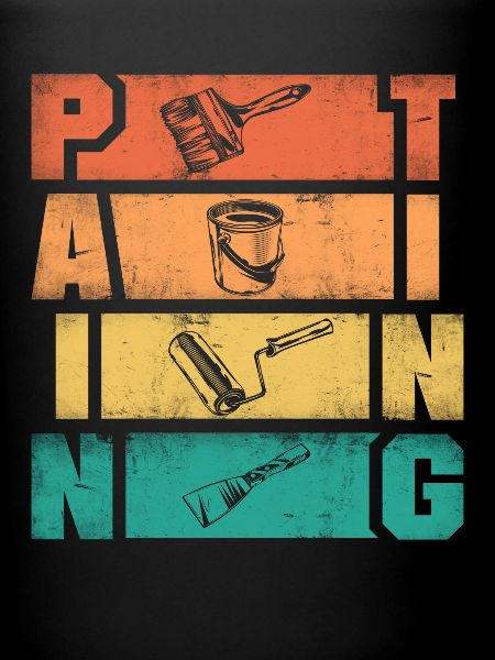 Painter Painting Silhouettes