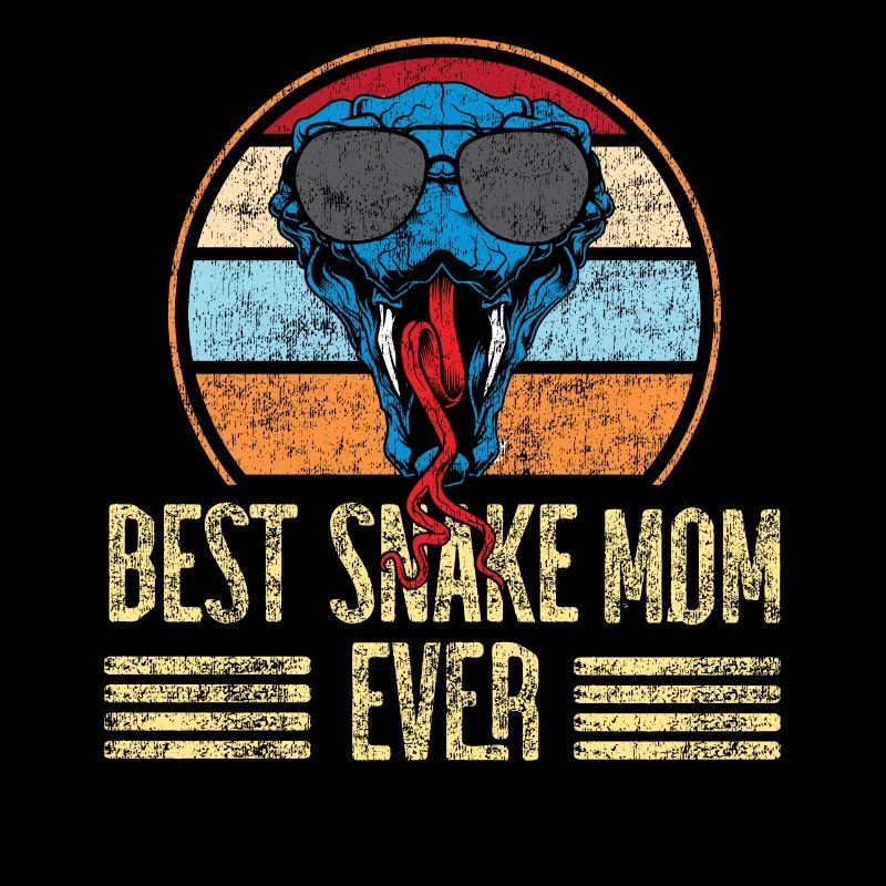 Snake Serpent Mom Mother Retro