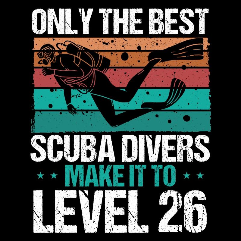 26 Scuba Diving Level 26 Year Diver Snorkeling