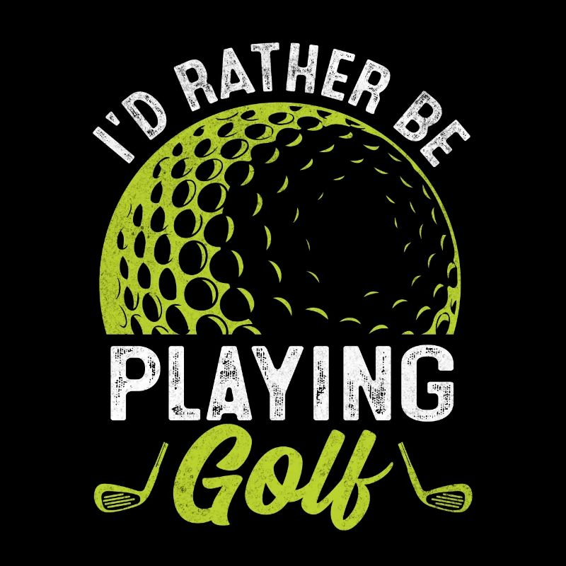 Id Rather Be Playing Golf Golfspieler