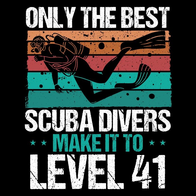 41 Scuba Diving Level 41 Year Diver Snorkeling