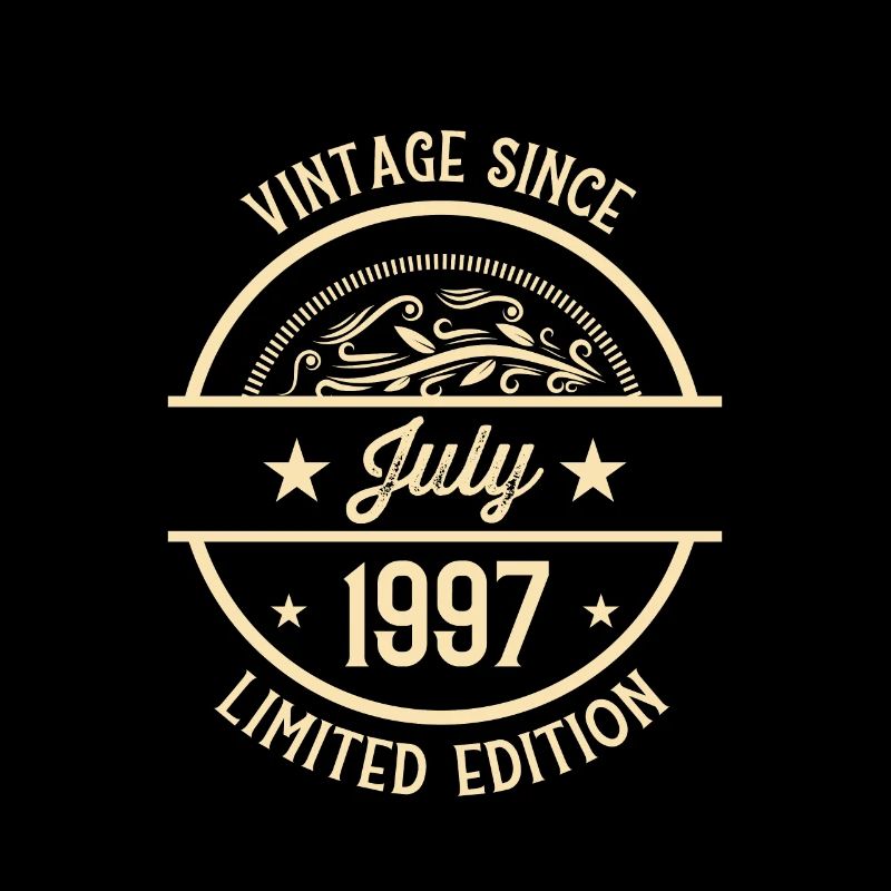 Geburtstag Vintage seit Juli 1997