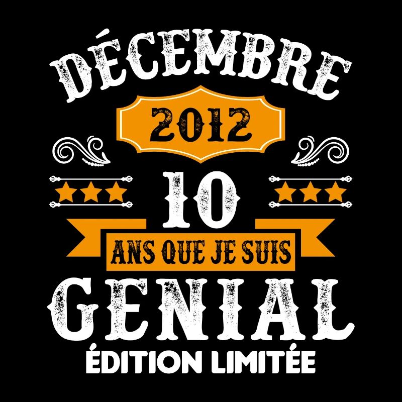 10 Ans Anniversaire Vintage En Décembre 2012