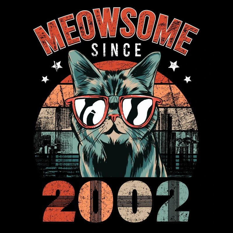 Meowsome 2002 Année de naissance 2002 Anniversaire du chat