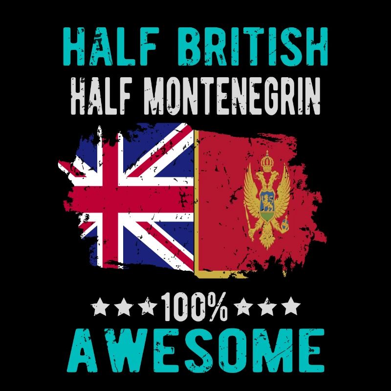 Moitié britannique moitié monténégrin