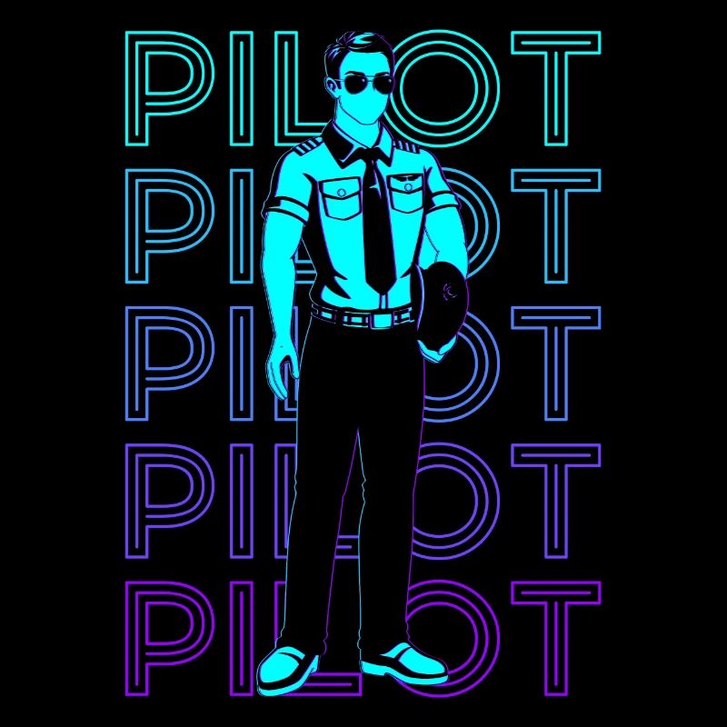 Pilote Aviation Aviator Rétro