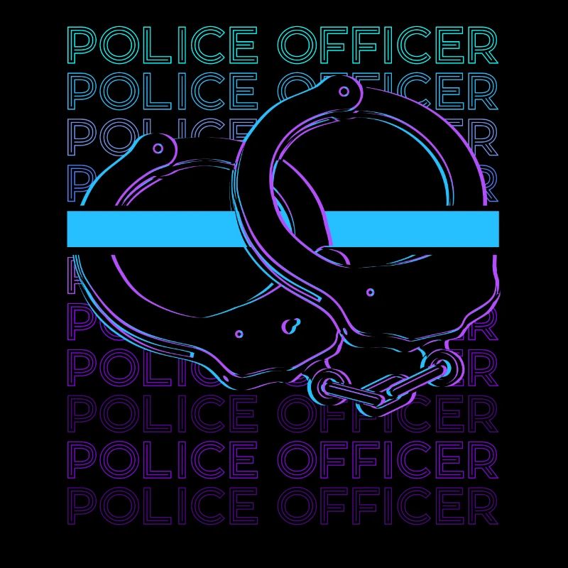 Policier Application de la loi Rétro
