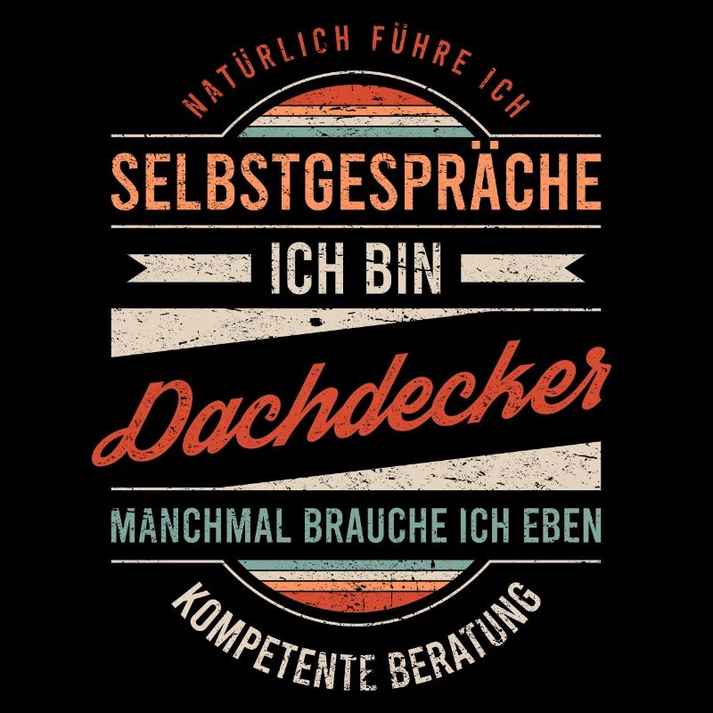 Dachdecker Arbeitskollege Kollege Geschenk Retro
