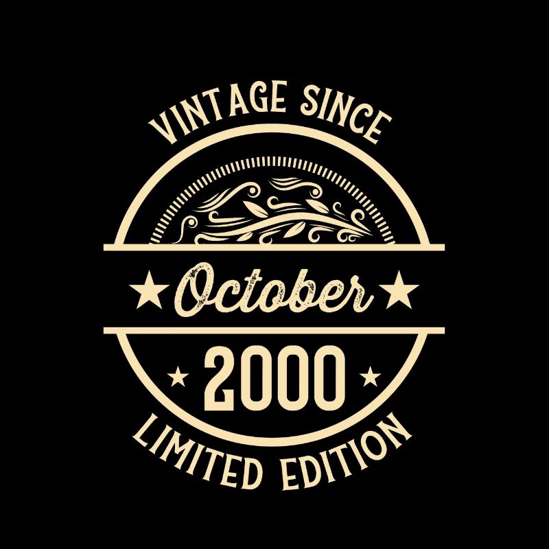 Geburtstag Vintage seit Oktober 2000