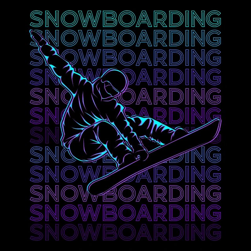 Snowboard Snowboarder Snowboard Rétro