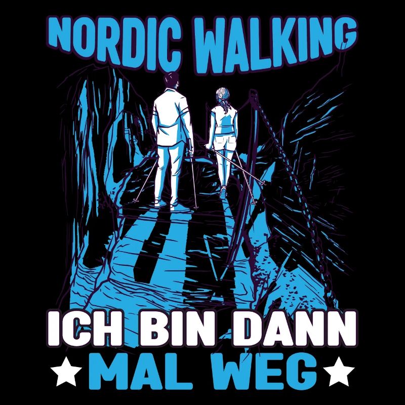 Nordic Walking Bin dann mal weg