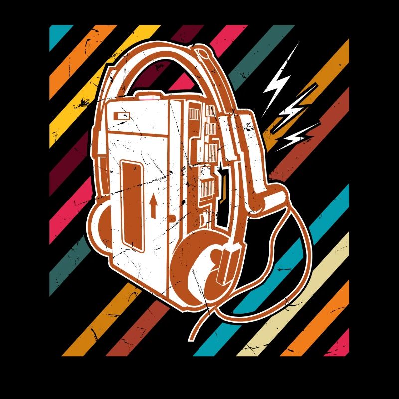 Walkman Artwork Cassette Player